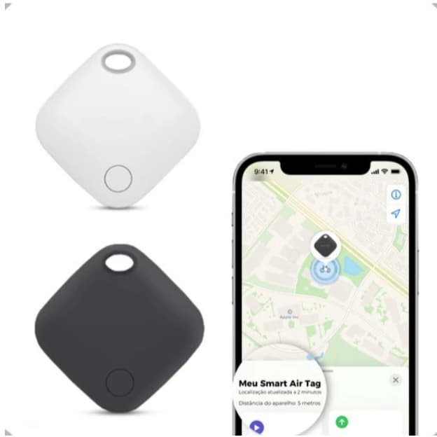 Rastreador GPS  Compativel para todos Localizador Mala Pet Carro Moto Apple ios iphone Smart Air Tag