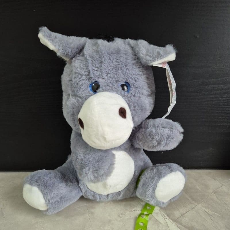 Burro Burrinho eletrônico - musical e movimento Br Machine 25 cm de altura