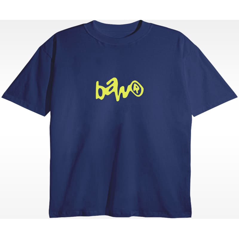 Camiseta Oversized Streetwear Unissex LOGO BAW Amarela