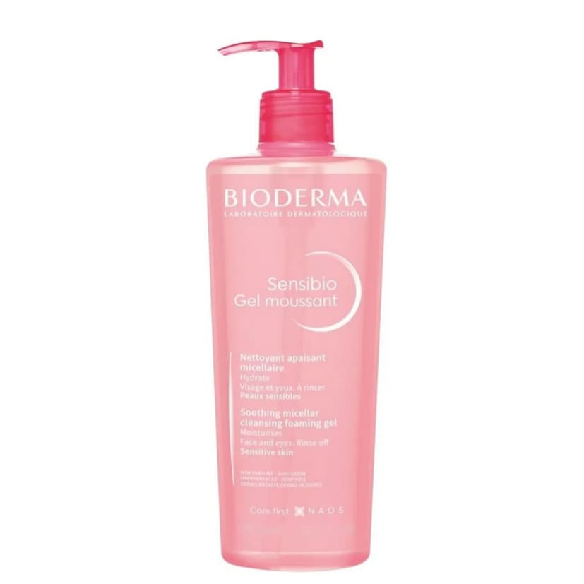 Gel De Limpeza Facial Sensibio Gel Moussant Micelar 500ml Bioderma rosa
