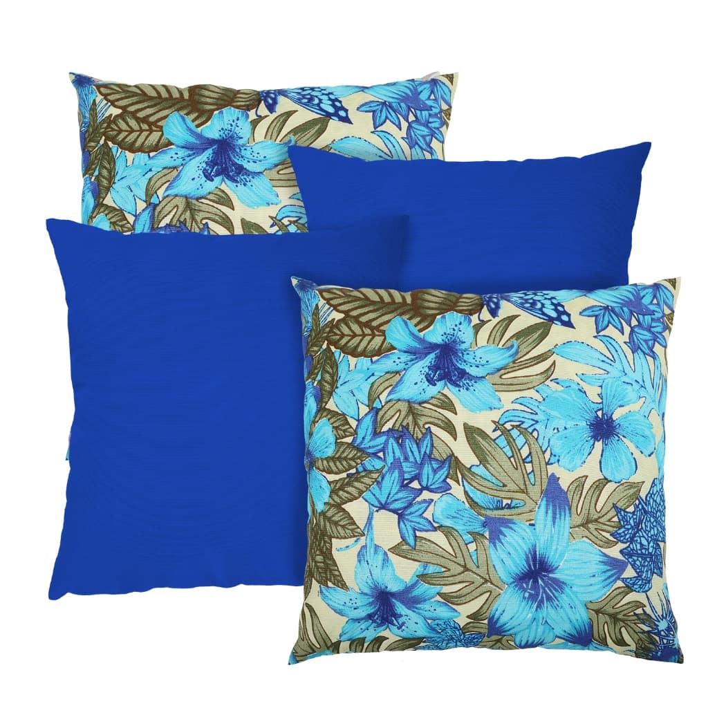 Kit com 4 capas de alta qualidade 45x45cm decorativas com ziper