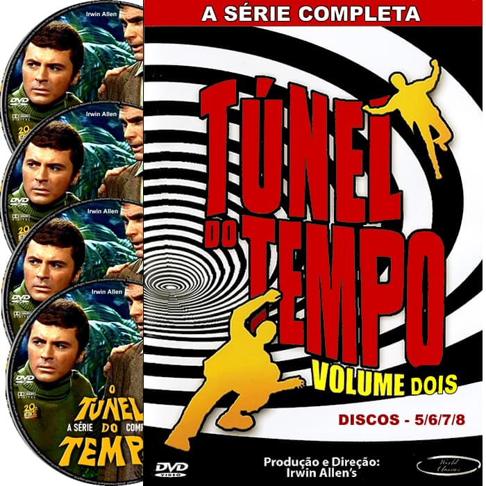 DVD Série Túnel do Tempo Seriado Clássico / Volume 2 / Dublagem Clássica