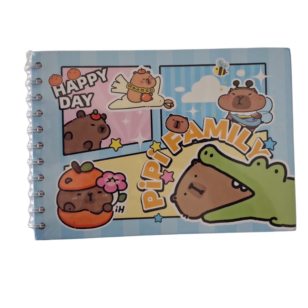 Kit Livro de colorir Capa Dura + Canetinhas Touch – Opções com 36 Cores – Livro Colorir Infantil