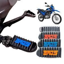 Par Borracha Estribo Dianteiro Moto Honda Bros NXR 150 160 Colorido Reposição Antiderrapante