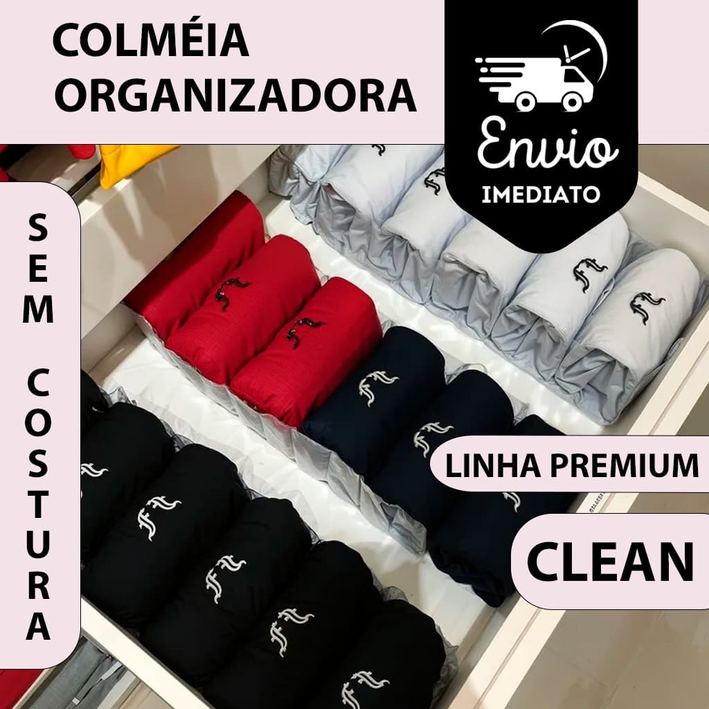 Colmeia Organizadora Reforçada Sem Costura Para Gavetas Modelo Premium Vários tamanhos