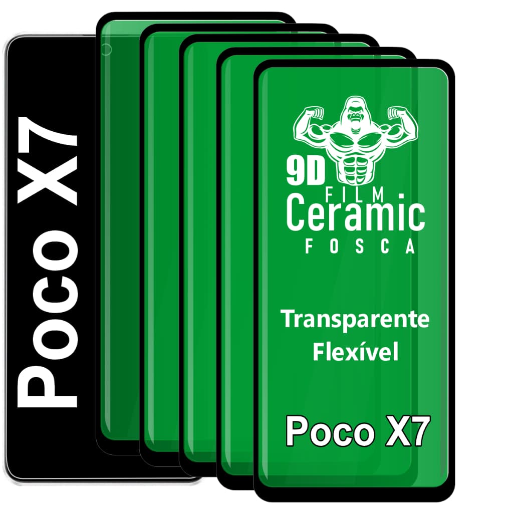Para Xiaomi Poco X7 5G  Película de Cerâmica 9D