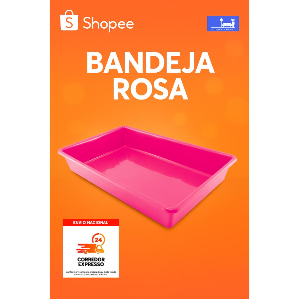 Bandeja Higiênica para gatos e cachorro coloridas
