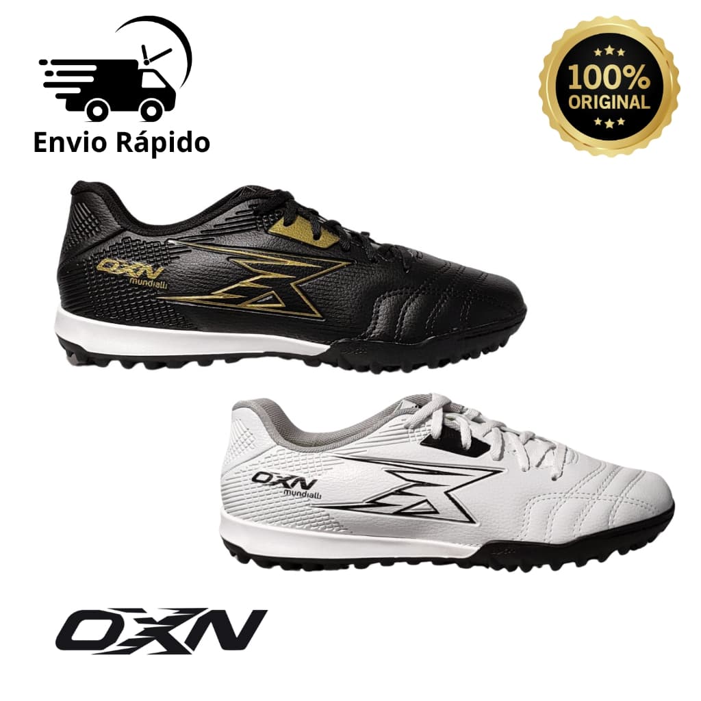 Chuteira Society Oxn Mundialli 4 X-Pro 2 Sintético Original Fut7 Costurada