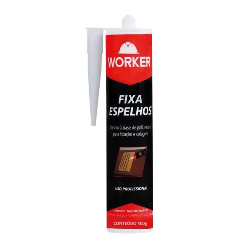 Silicone fixa espelhos pu worker 400gr