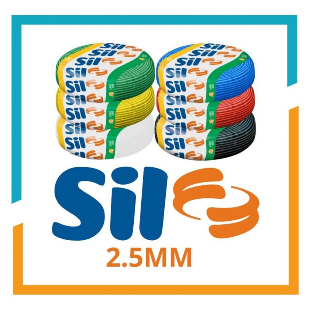 Cabo Flexível 2,5 mm 750v  - Sil  50MT