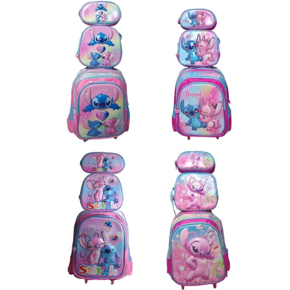 kist mochila com rodinha  + lacheira termica + estojo 3D boa qualidade