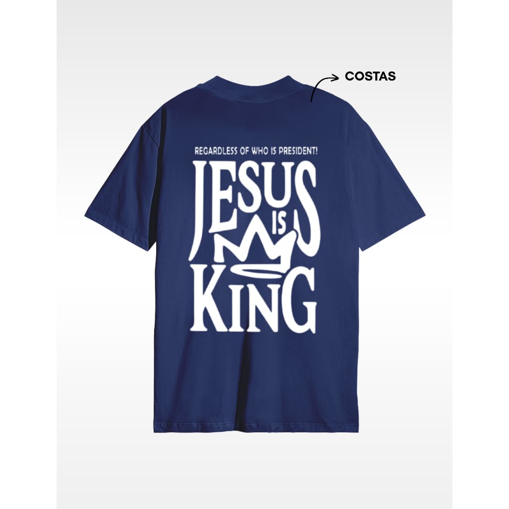 Camiseta Estampa nas Costas 100% Algodão Regardless