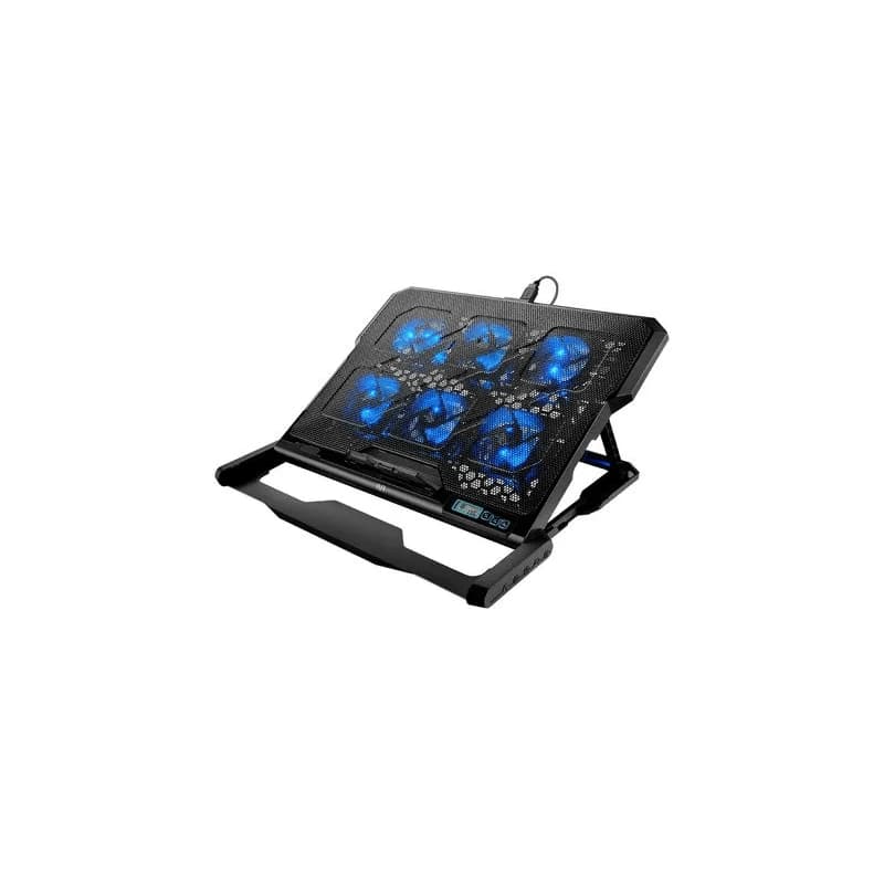 Cooler Para Notebook Com 6 Fans Led Azul Hexa Cooler - AC282