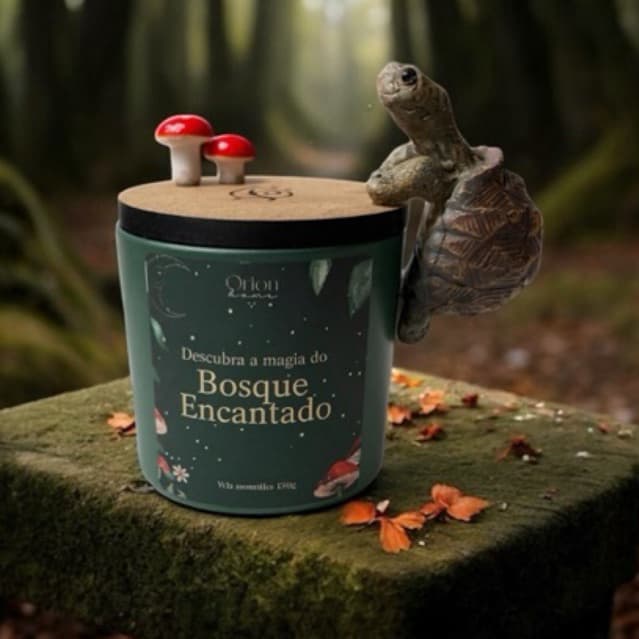 Vela Aromática 190g Bosque Encantado Premiun - Orion Home