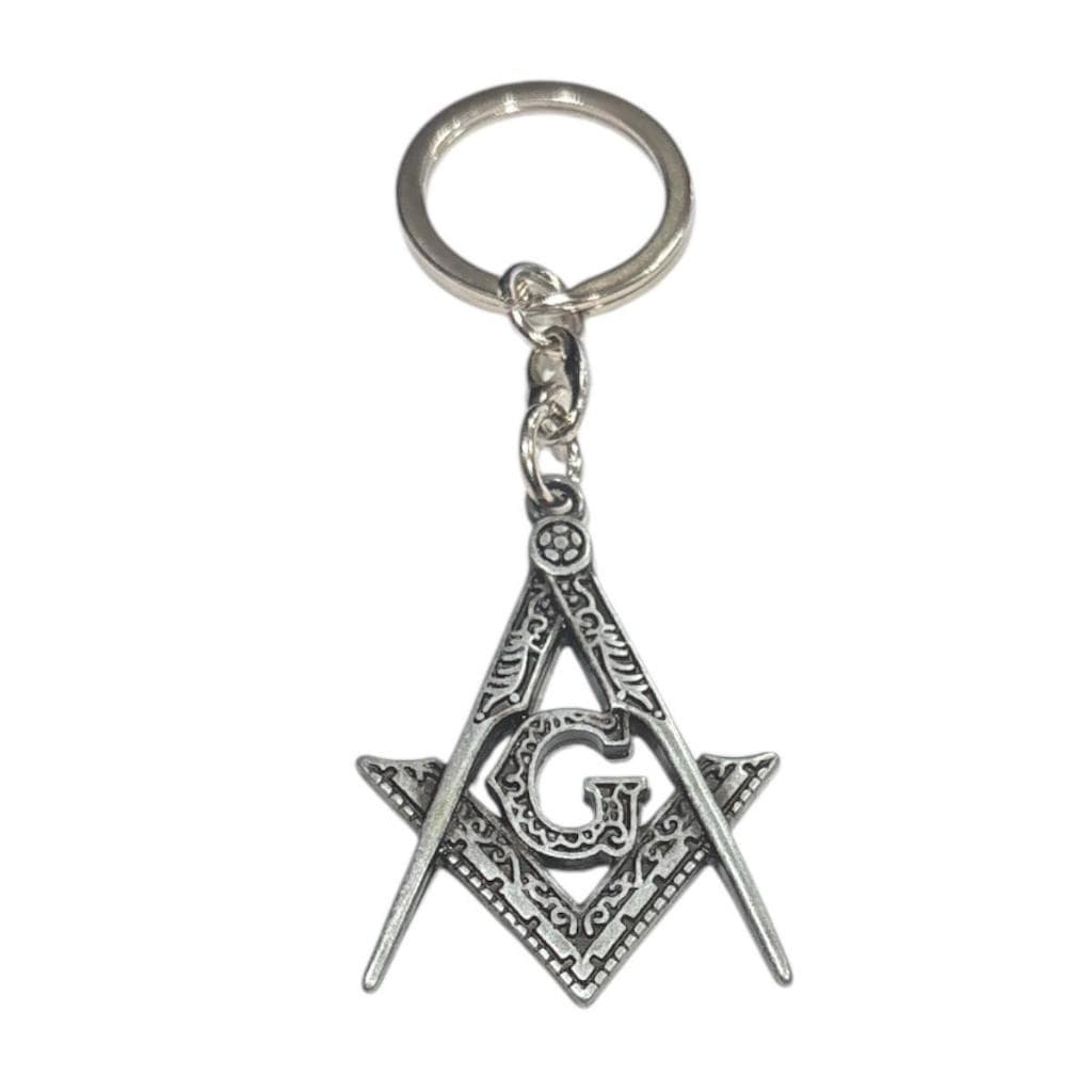 Chaveiro Maçonaria Maçom Esquadro Compasso Maçônico Metal