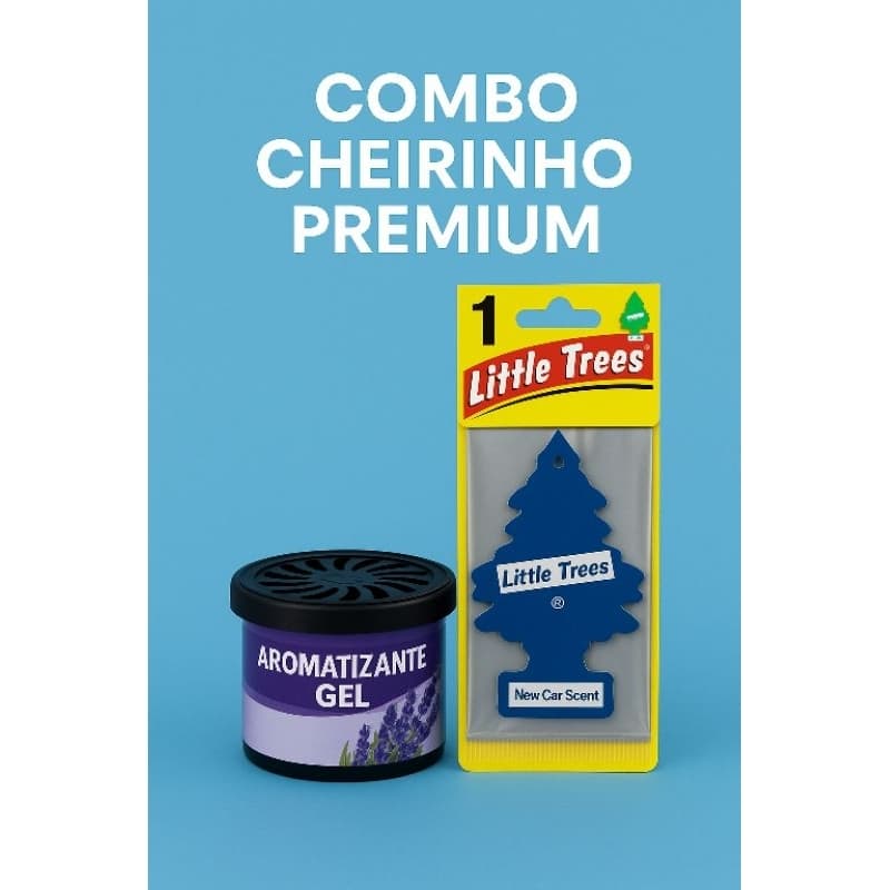 Combo Cheirinho Premium – Aromatizante Gel + Fire Trees Original