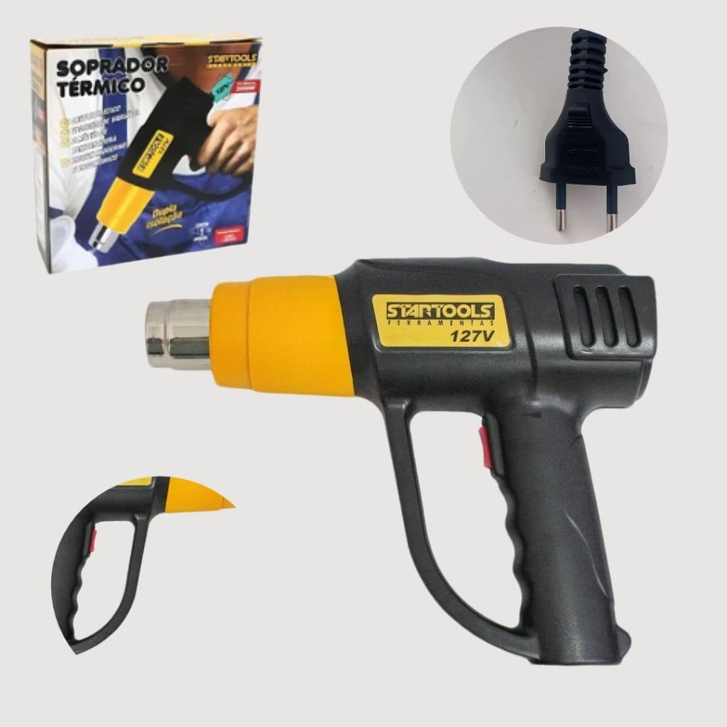 Soprador Térmico 2000W 127V com Bico Removível - 2 Níveis de Temperatura