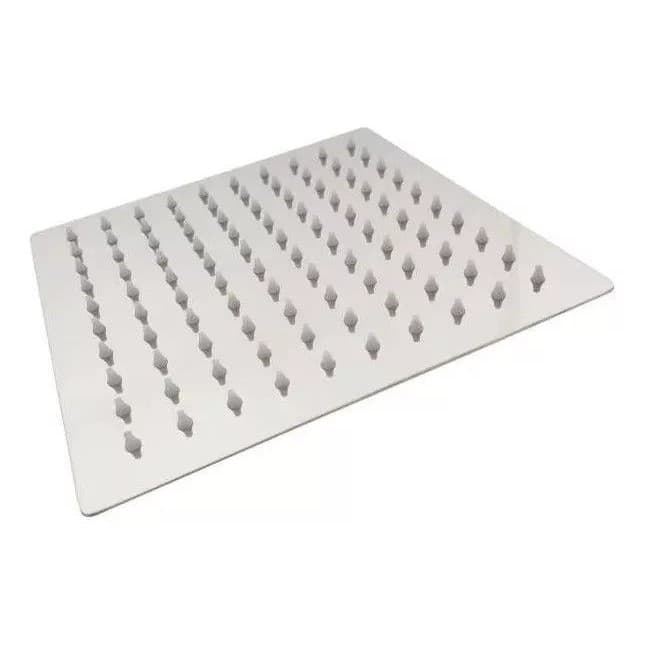 Ducha de Teto Inox SUS 304 Quadrada 20x20 Slim (Não acompanha o braço)