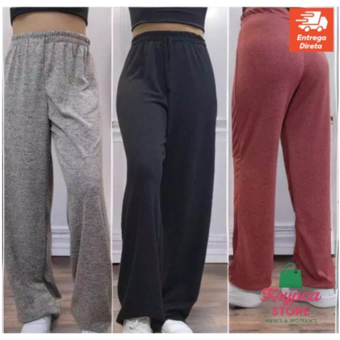 Calça Feminina Pantalona de Lanzinha