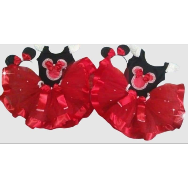Conjunto Minie Vermelha