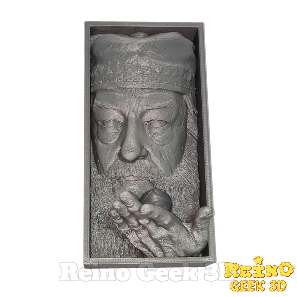 Cantinho de Livros e Suporte de Parede Alvo Dumbledore - 17cm Impressão 3D - Decoração Harry Potter