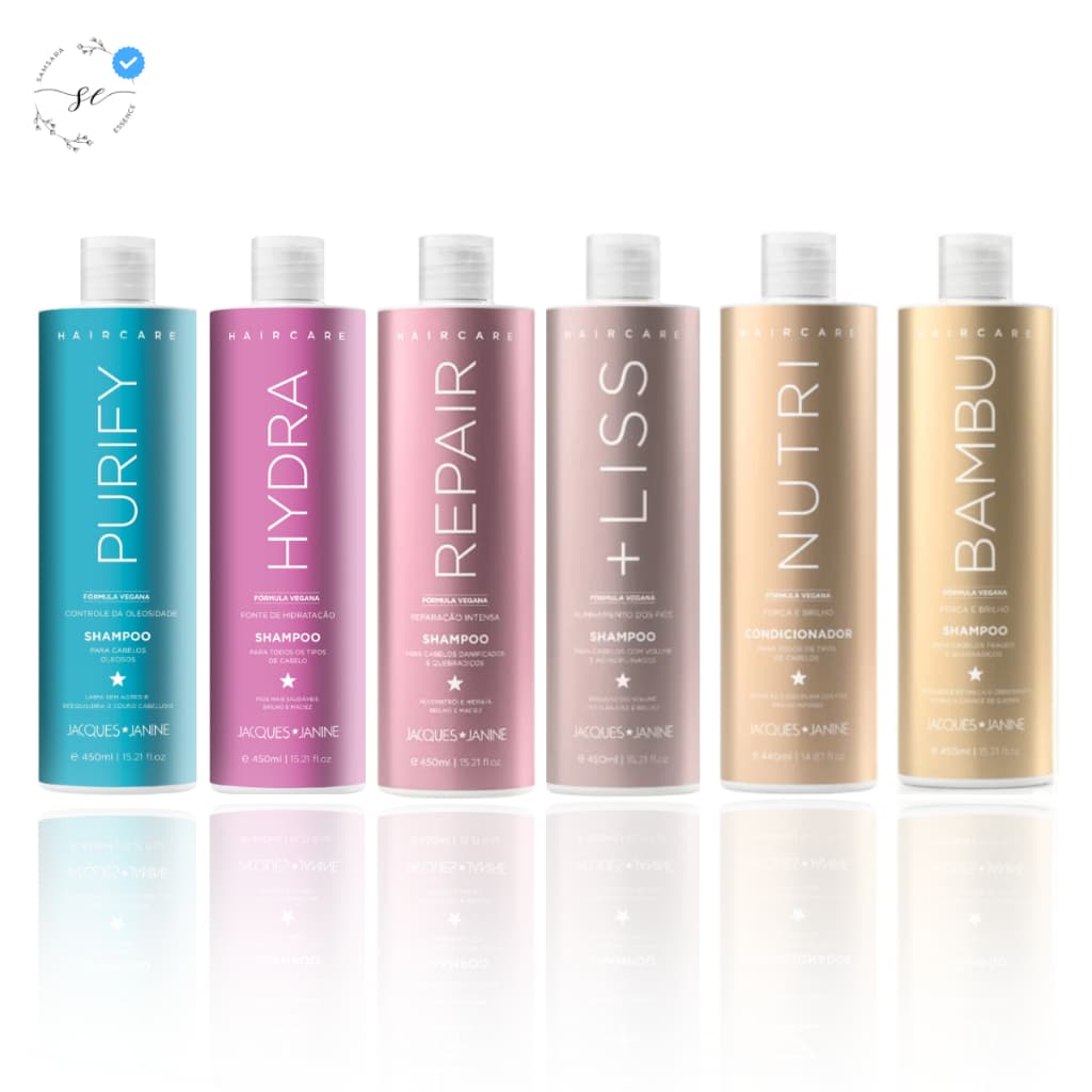 Shampoo e Condicionador | Kit Jacques Janine Hair Care | Linha Profissional