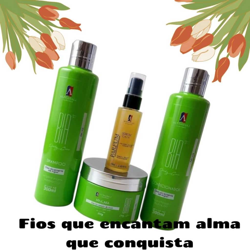 Kit Argan Dia Dia Mais Reparador Serum Ouro 4 Iten