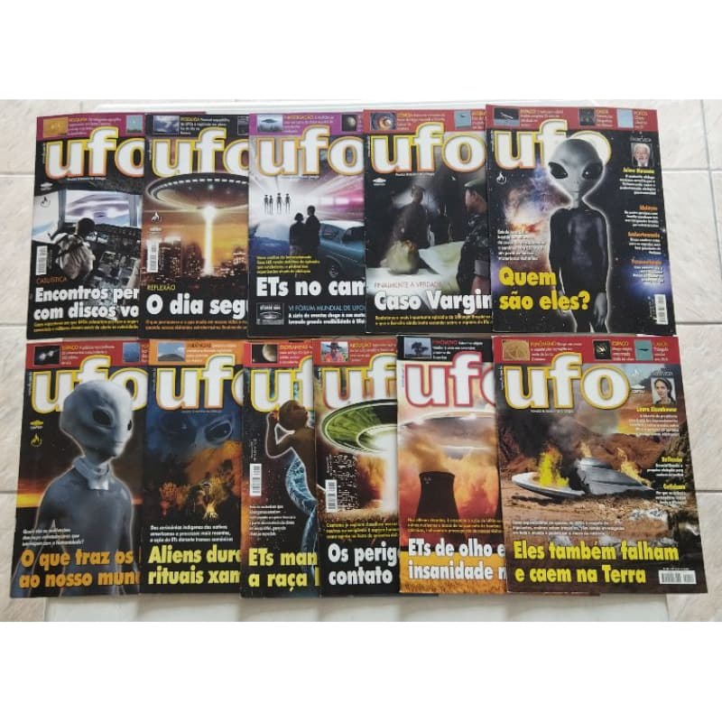Revistas UFO 2015, 2016 e 2017 Ufologia