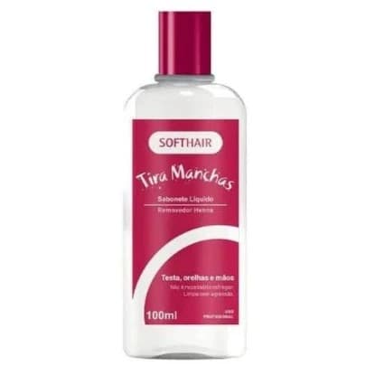 Removedor de Manchas, Tinturas e Henna Soft Hair 100ml