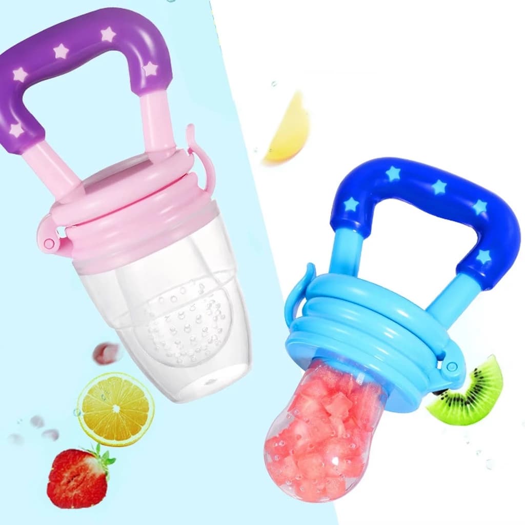 ALIMENTADOR DE FRUTAS CHUPETA BICO 100% SILICONE