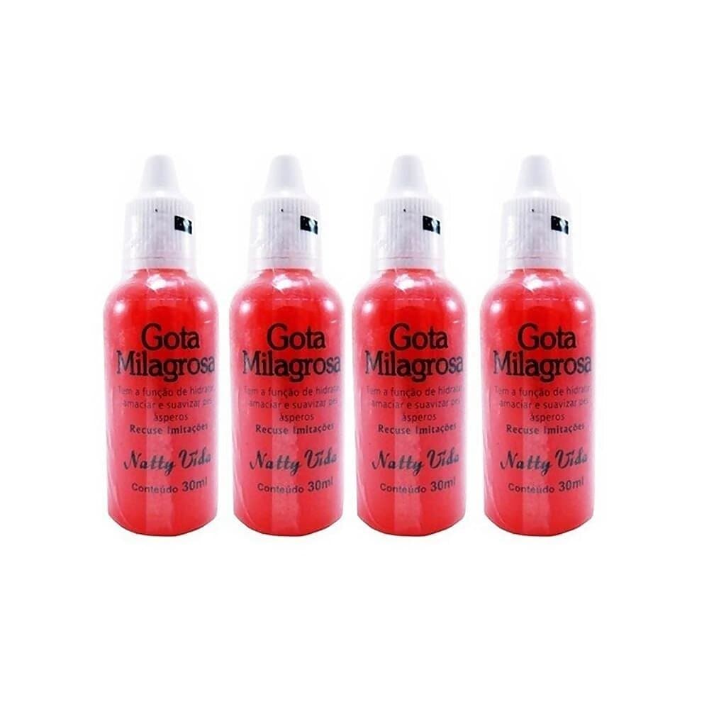 Kit 24 Gota Milagrosa Natty Vida 30ml Para Pés Ressecados Hidratação Intensa Combater Rachaduras