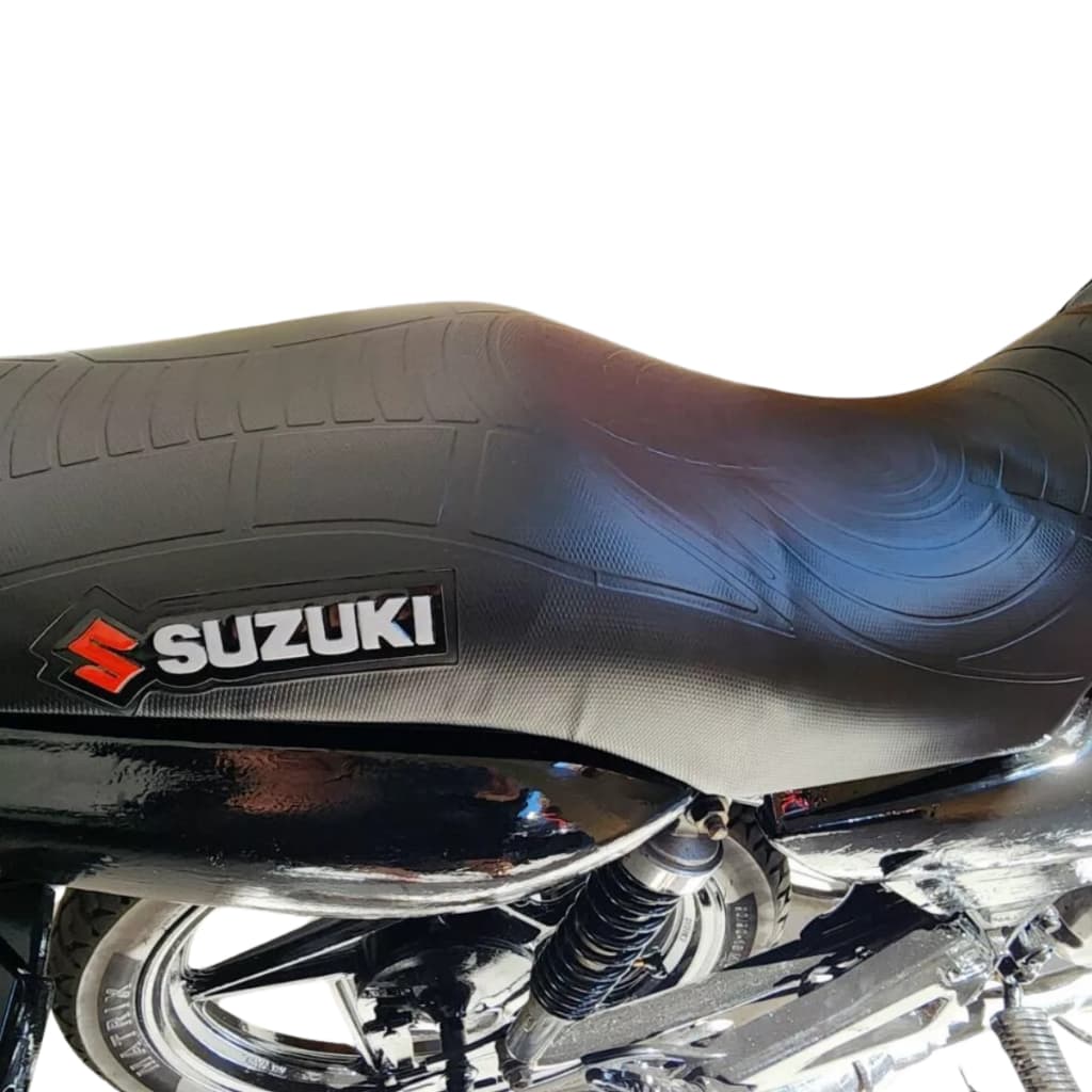 Capa Banco Moto Antiderrapante Suzuki Personalizada