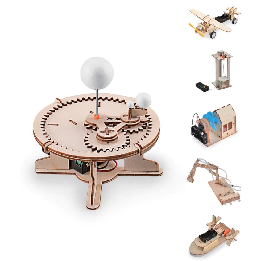 Linha Maker POLILAB - brinquedo MONTAR pedagogico educativo ciencias fisica DIY MEDIO E GRANDE