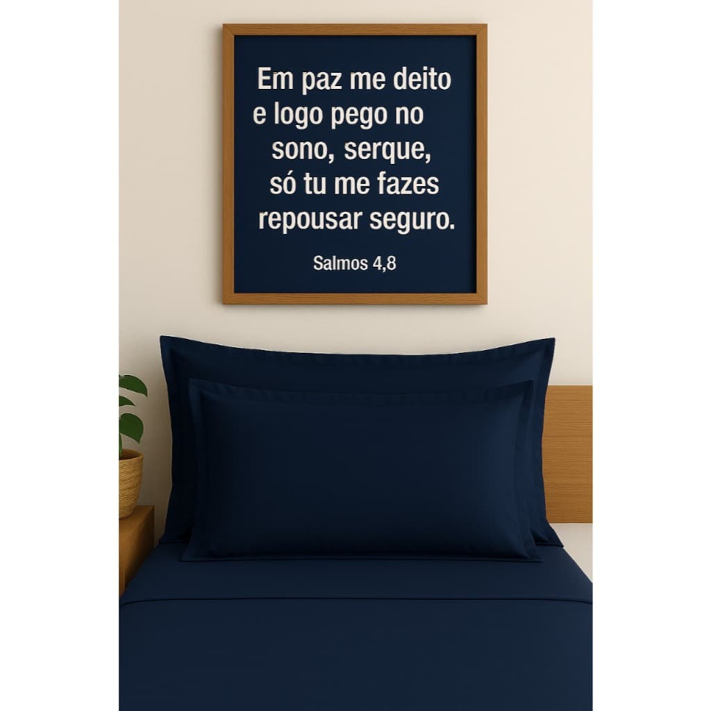 Kit 2 Fronha para Travesseiro King 90cm x 50cm com 03 abas Americana  400 fios Flex Percal 02 peças