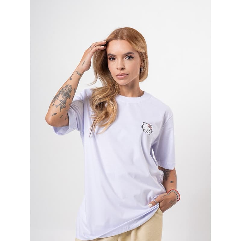 Blusa Feminina T-Shirt Hello Kitty 100% Algodão Premium Conforto Casual