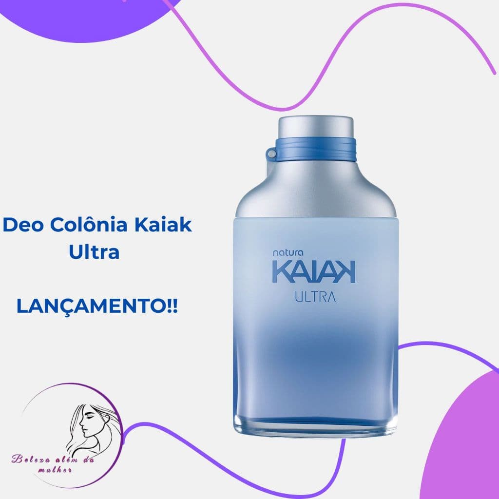 Deo Colônia Kaiak Ultra Masculino 100 ml Amadeirado - Lançamento Ultra gelado - Ultra frescor