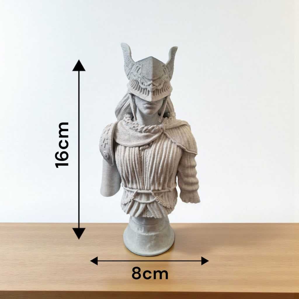 Busto Malenia Elden Ring 16cm Action Figure Estátua Colecionável Decoração Gamer Presente Geek Souls