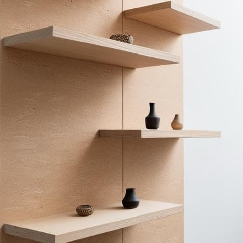 KIT  Prateleiras Reta de Parede  MDF + KIT INSTALAÇAO Decoração Quarto Cozinha Banheiro