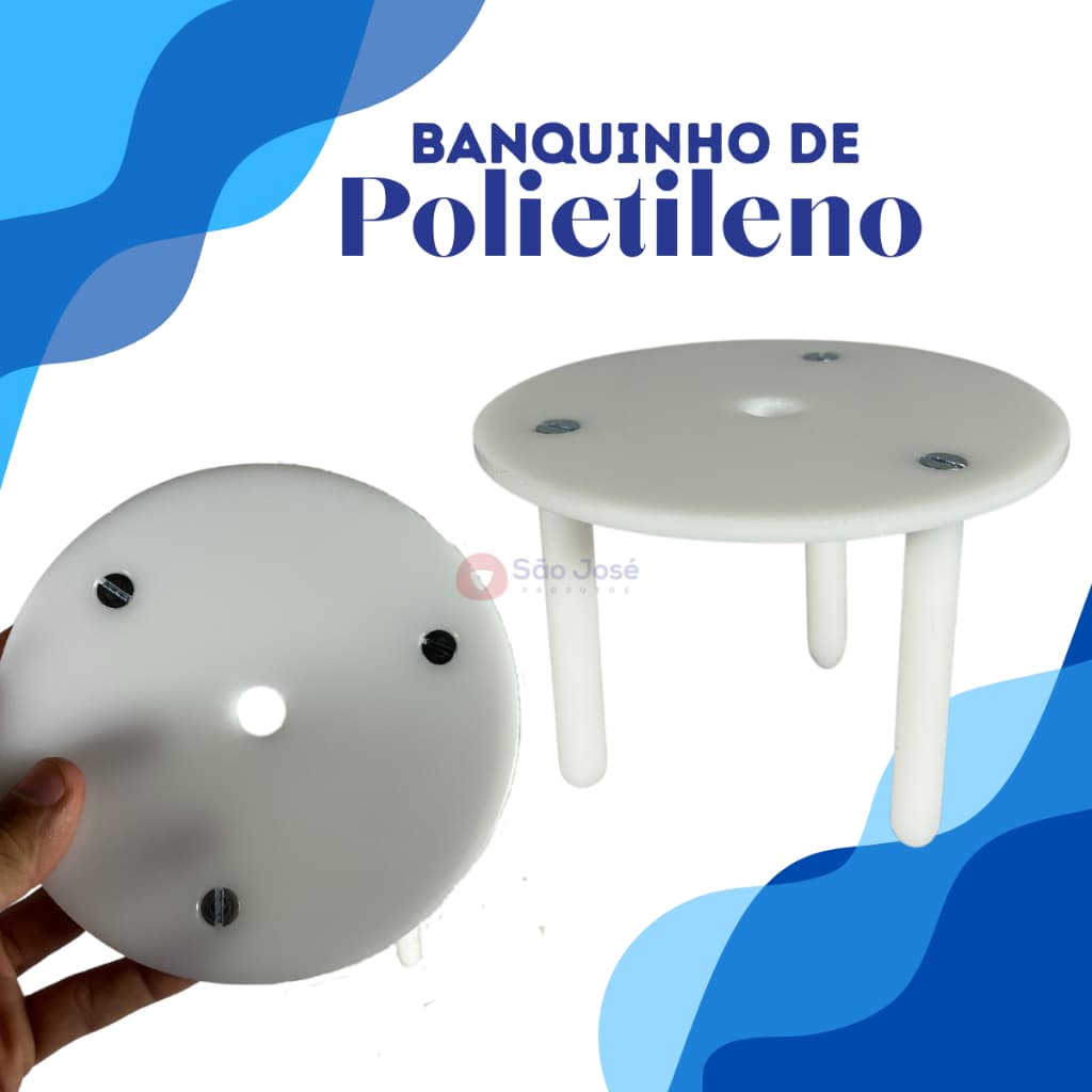 Suporte Para Bolo Banquinho 25 Cm - Unidade Monte Seu Kit