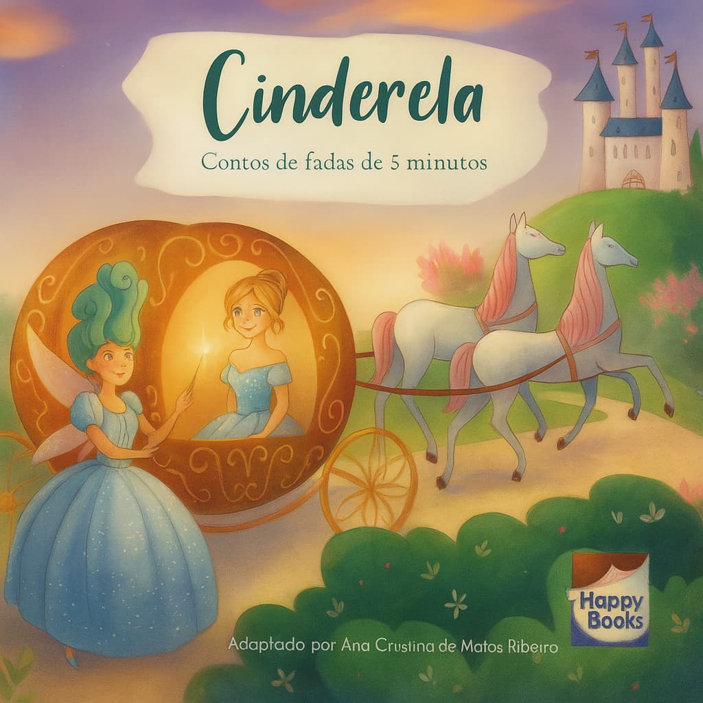 Livro Infantil Contos de Fadas de 5 Minutos Cinderela
