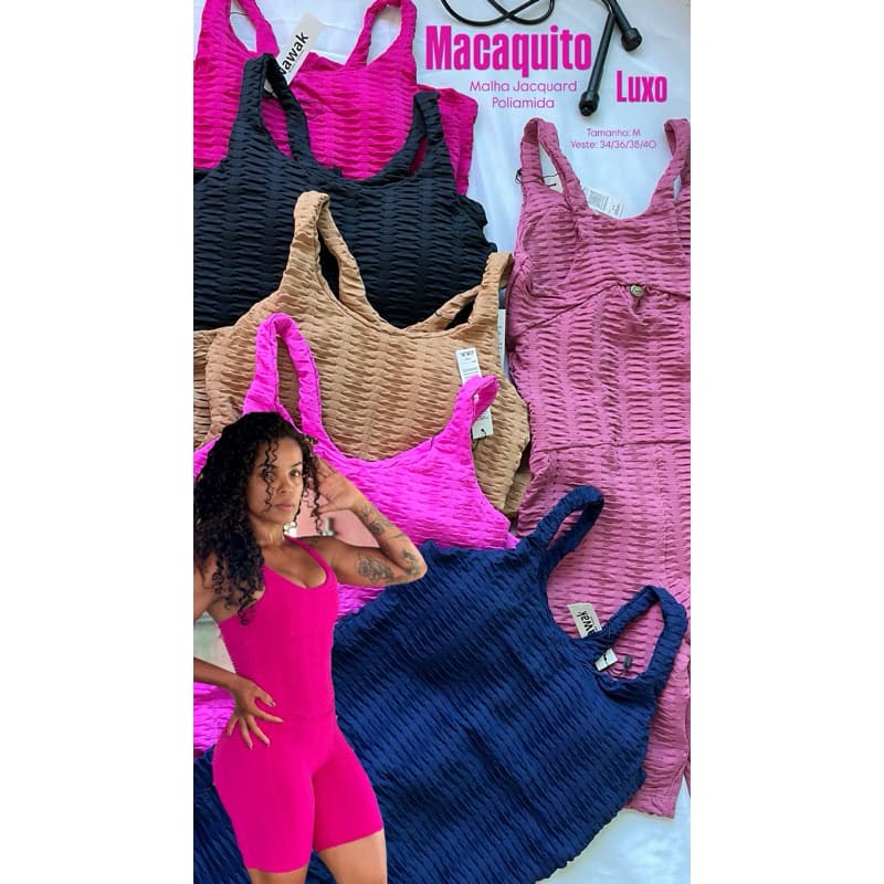 MACAQUITO JACQUARD POLIAMIDA BOLHA, ZERO TRANSPARÊNCIA