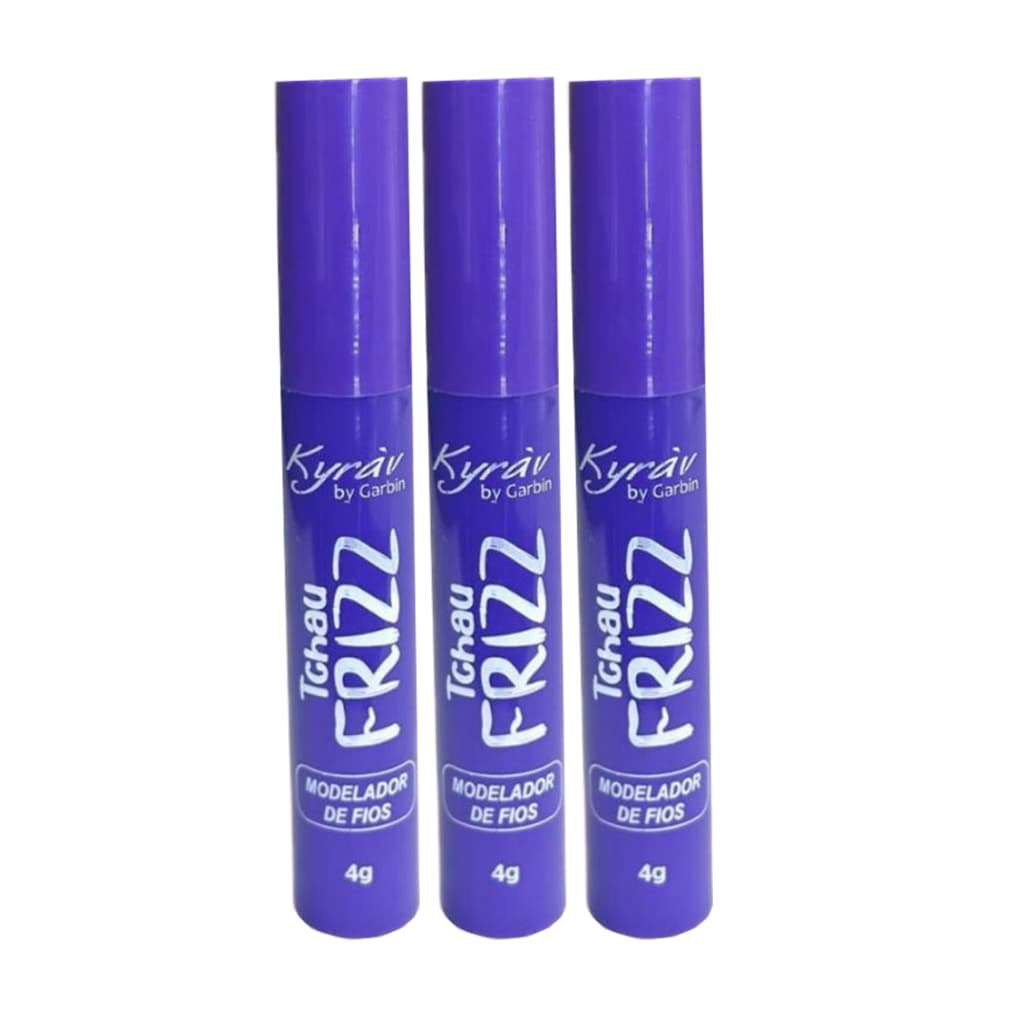 Kit 3 TCHAU FRIZZ Modelador de Fios Kyrav