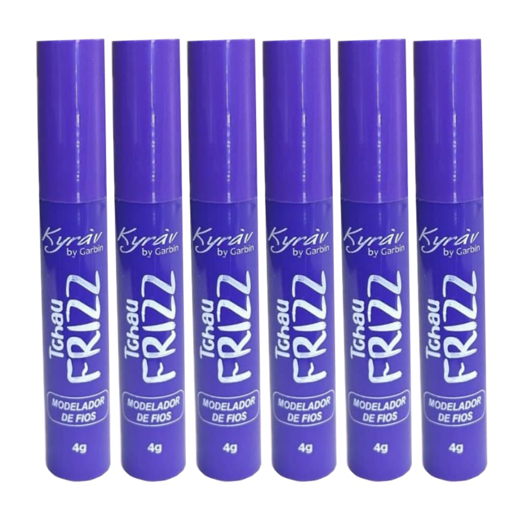 Kit 6 Modelador de Fios Xo FrizzTchau Frizz 4g Kyrav