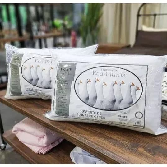 Travesseiro pluma de ganso Antialérgico o mais procurado -Oferta