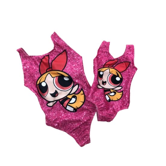 Body Mãe e Filha As Meninas Superpoderosas, roupas de meninas, bodys femeninos, roupa para mulher, roupa infantil