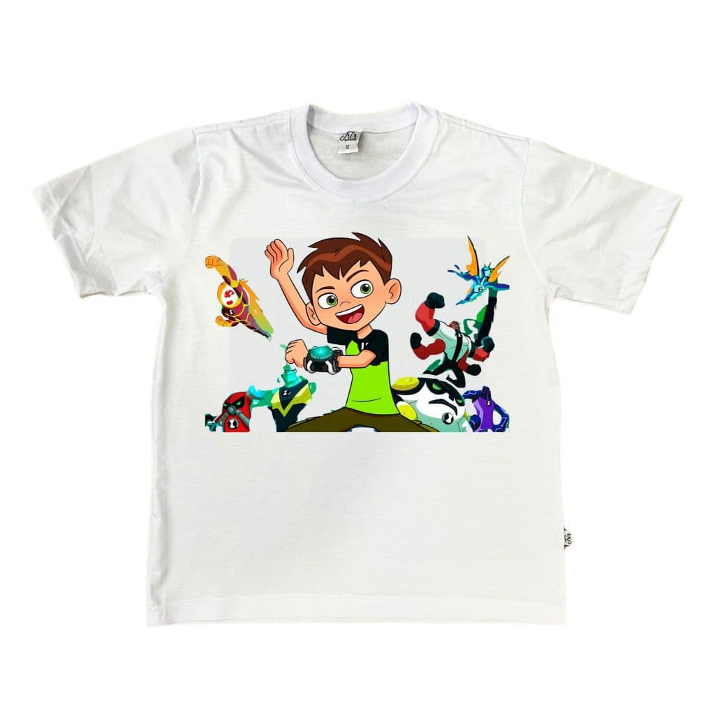 Camiseta tema Ben 10 infantil e adulto  camisetas personalizadas