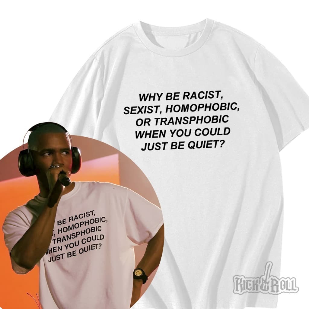 Camisa Camiseta Unissex Be Quiet Frank Ocean