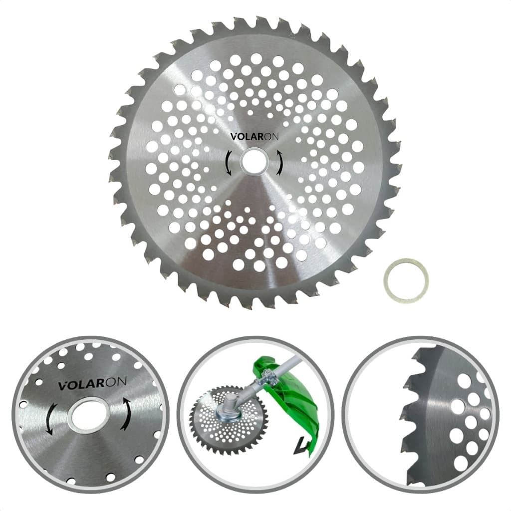 Disco Serra Videa Corte de 40 Dentes Roçadeira Stihl Fs Nakashi Toyama Gasolina Lâmina Faca Circular