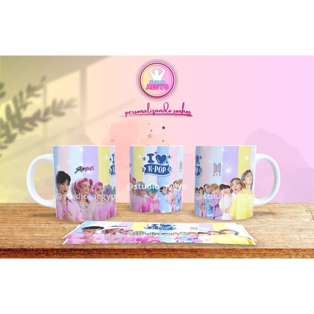 Canecas Personalizadas - Canecas Kpop - Guerreiras do K-POP - Saja