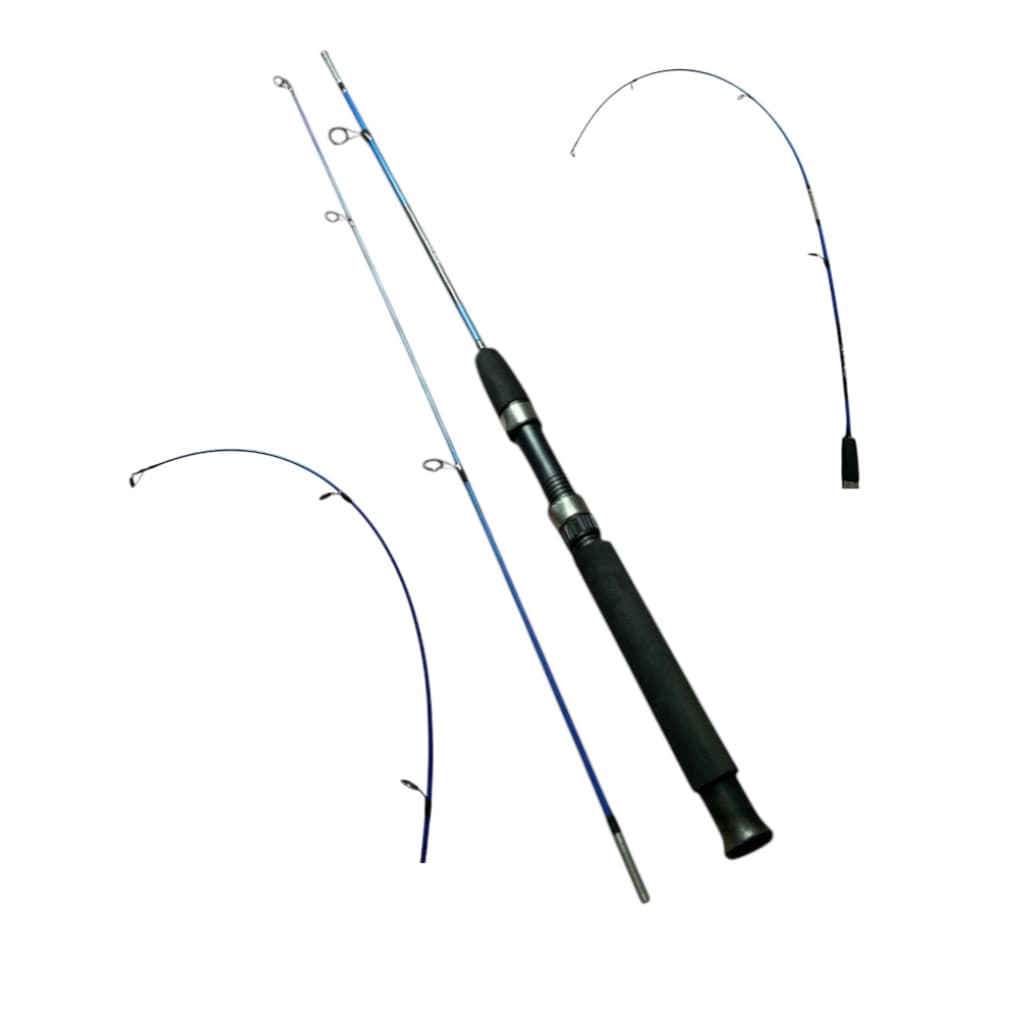 Vara de Pesca para Molinete Maciça Fibra de Vidro 1,35 Lbs 12-25    P/ Pesqueiro, Rios, Lagos cor aleatoria